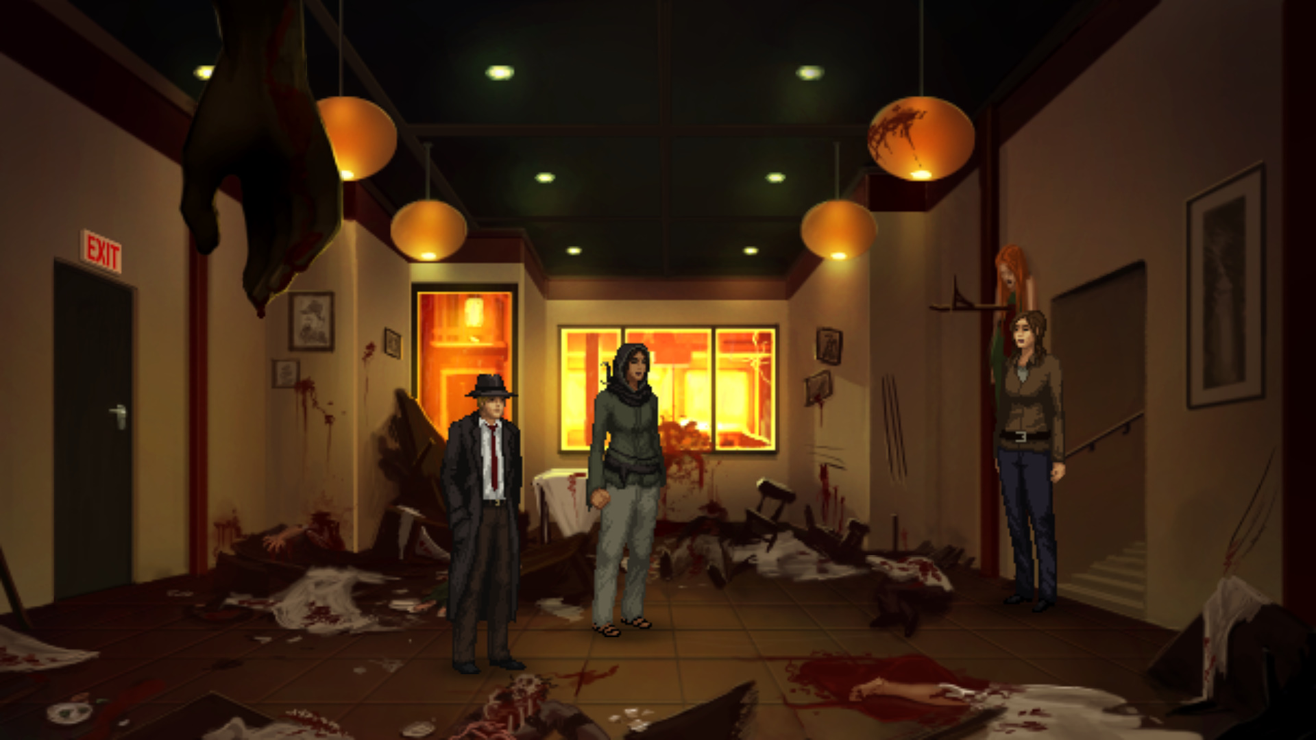 Die Protagonistin hat eine dunkle, blutige Vergangenheit